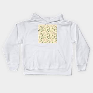 Simple Pattern 3 - Leaves Kids Hoodie